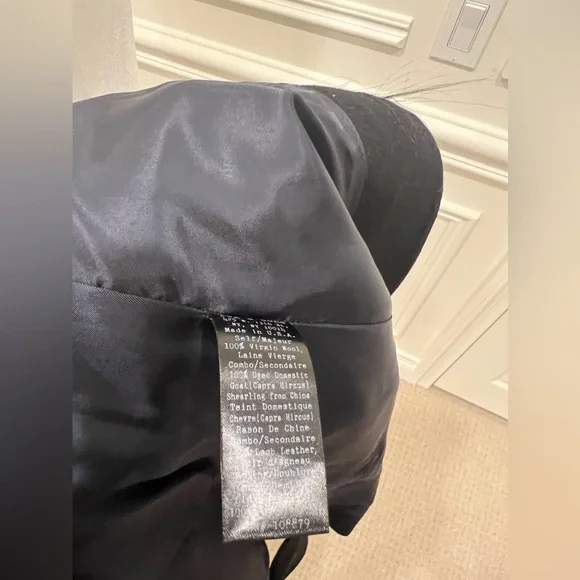 Rag & Bone mohair & leather coat. Size small. Very cool & edgy from Shopbop - Picture 6 of 10